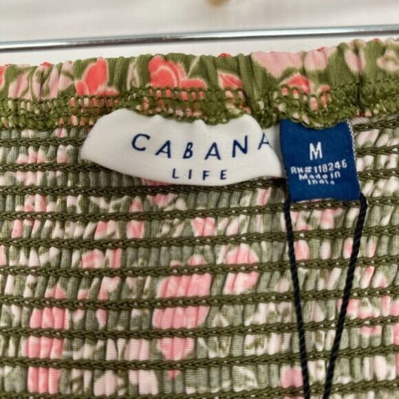 CABANA LIFE S Jetties Beach Off The Shoulder Ruffle Maxi Dress/Cover-up Size M - Picture 4 of 16